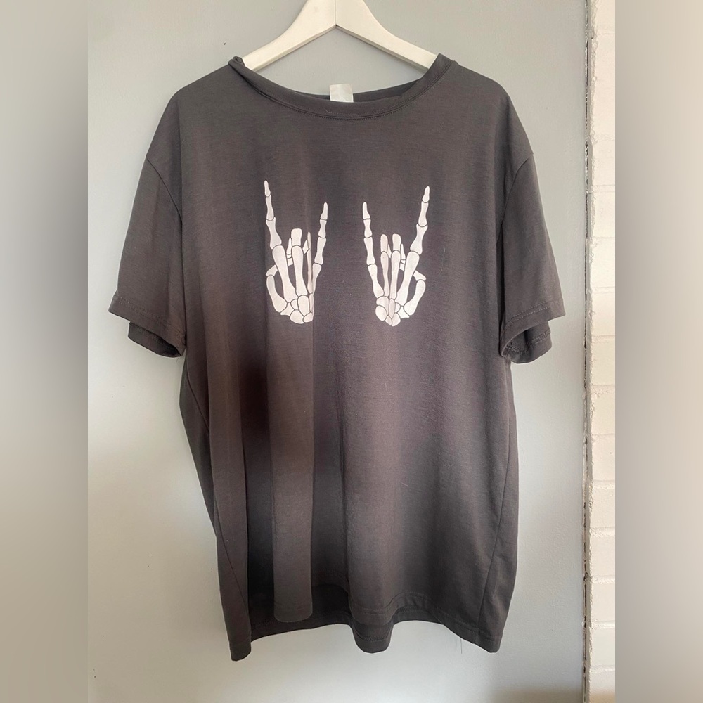 Skeleton Hand Tshirt